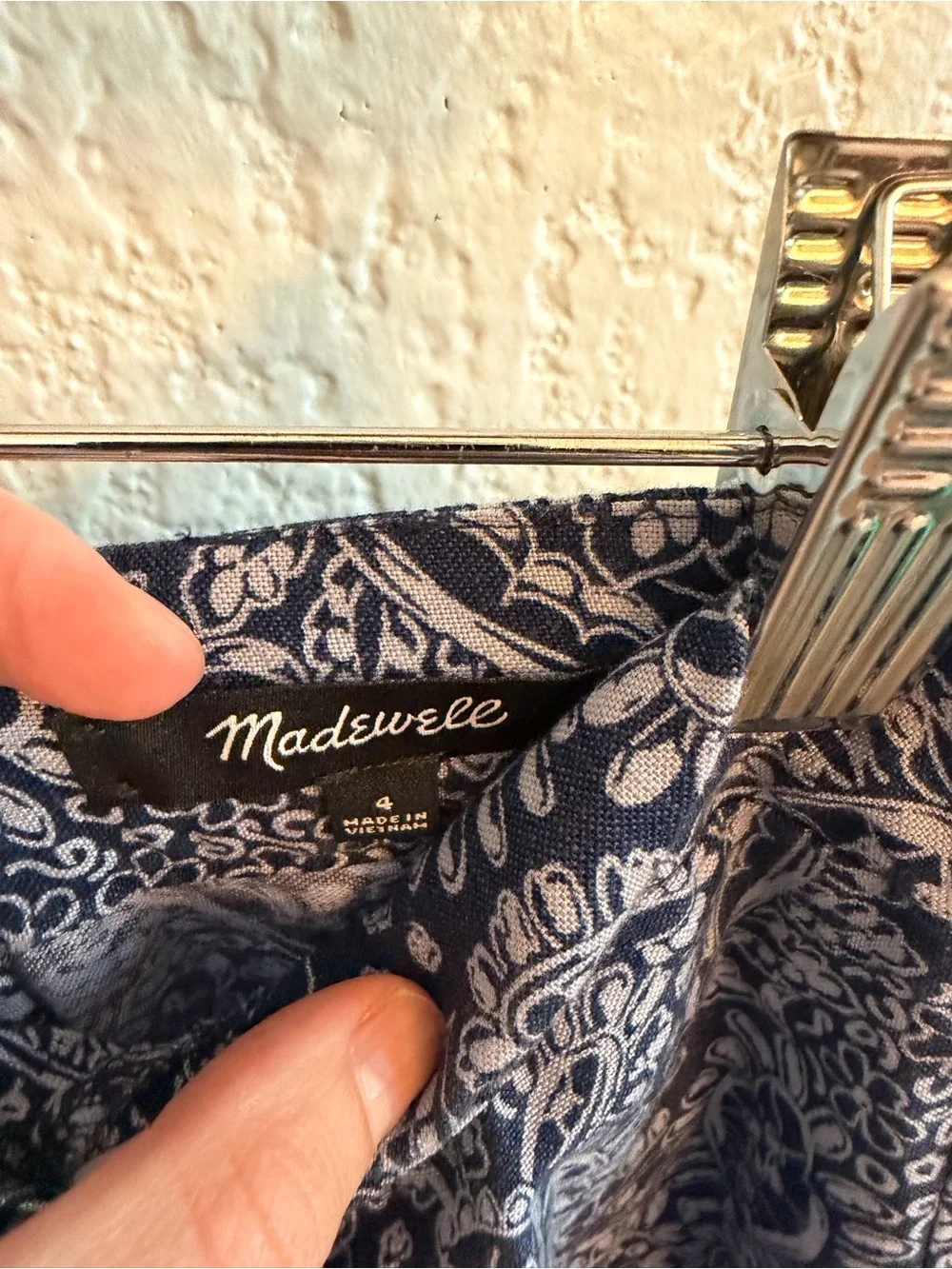 Madewell midi skirt